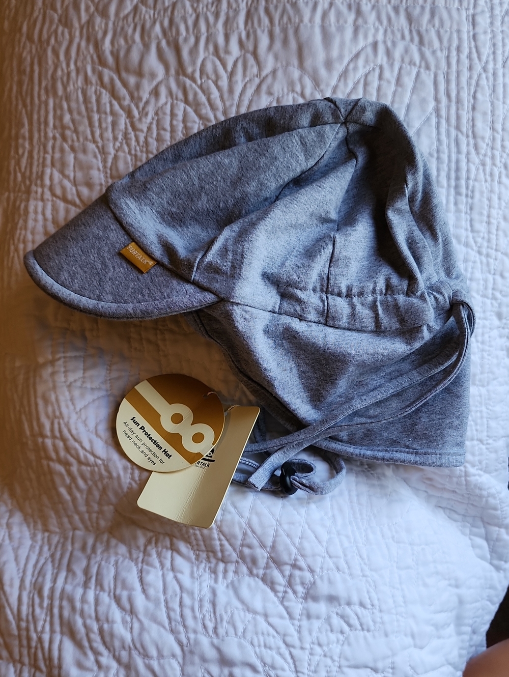 Sun Protection Baby Hat - Gray